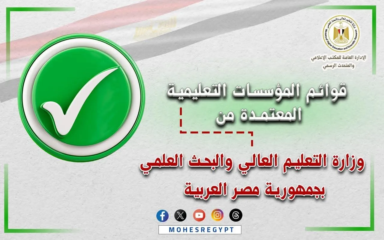 التعليم العالي يُصدر القوائم الجديدة للجامعات المعتمدة في مصر