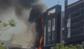 إخماد حريق في مركز تجاري مشهور بالشيخ زايد 6 أكتوبر دون تسجيل إصابات