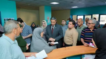 الشهابي يزور المركز المتخصص لأمراض القلب والجهاز الهضمي في محافظة دمياط