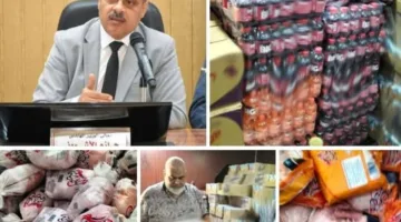إدارة التموين بالشرقية تضبط 11 طنًا من المواد الغذائية غير المعروفة المصدر خلال حملات تفتيش في العاشر من رمضان