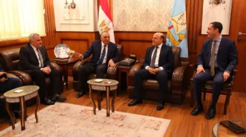 محافظ كفر الشيخ يستقبل مدير المركز الوطني لتخطيط استخدام أراضي الدولة