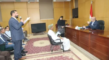 لقاء أسبوعي مع سكان بني سويف من قبل المحافظ