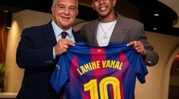 قميص ميسي: برشلونة يعلن منح الرقم 10 لـ “لامين يامال”