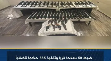 مصادرة 50 قطعة سلاح ناري وتنفيذ 685 حكمًا قضائيًا متنوعًا خلال حملة أمنية شاملة في أسيوط