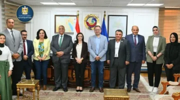 وفد من وزارة التنمية المحلية يتوجه إلى محافظة البحيرة لمناقشة مشروع تحسين الممرات والمناطق العامة في مدينة رشيد