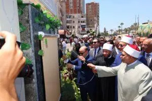 وزير الأوقاف ومفتي الجمهورية ومحافظ كفر الشيخ يطلقون مشروع تحسين ساحة وميدان مسجد سيدي إبراهيم الدسوقي