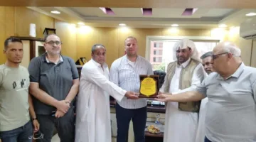 المجلس الأعلى للقبائل العربية في المحافظة يحتفي بوكيل وزارة الصحة في مطروح