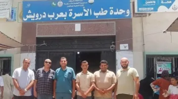 محافظ الشرقية يشرف على تنفيذ قافلة طبية مجانية في قرية عرب درويش بفاقوس