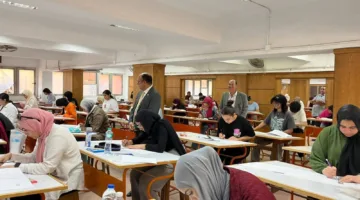 رئيس جامعة حلوان يشرف على امتحانات القدرات في كليتي الفنون التطبيقية والتربية الموسيقية