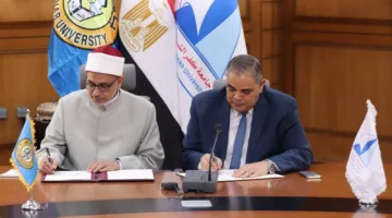 رئيس جامعة كفر الشيخ يستقبل نظيره من جامعة الأزهر لتفعيل بروتوكول تعاون بين الجانبين