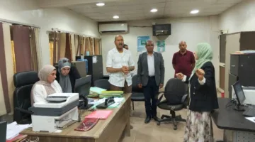 السكرتير العام لبني سويف يقوم بجولة تفقدية في المركز التكنولوجي بمدينة الواسطى