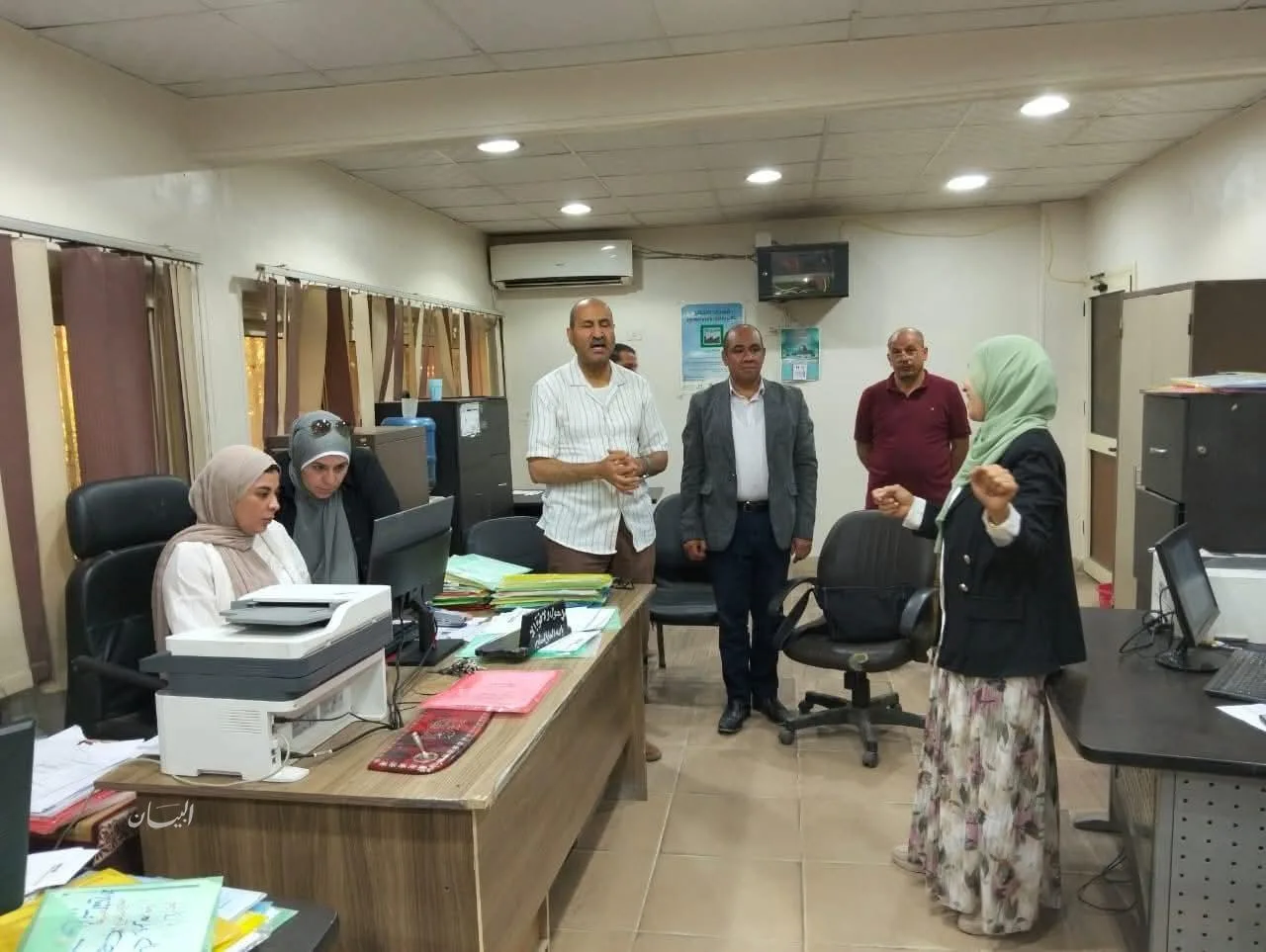 السكرتير العام لبني سويف يقوم بجولة تفقدية في المركز التكنولوجي بمدينة الواسطى