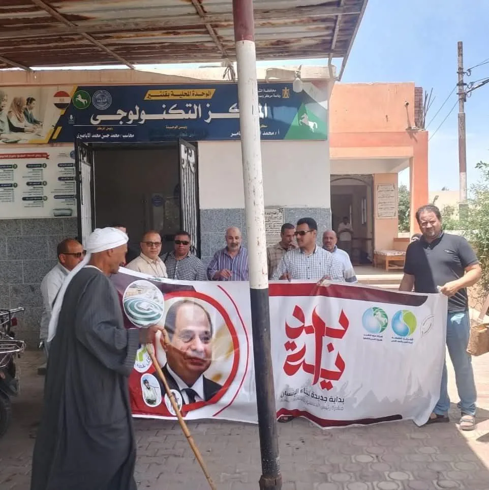 قافلة مائية مجانية متكاملة لخدمة سكان قرية قنتير في مركز فاقوس