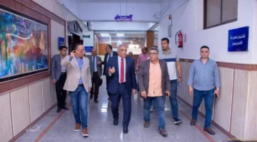 رئيس جامعة طنطا يقوم بزيارة تفقدية شاملة لموقع الجامعة الأهلية