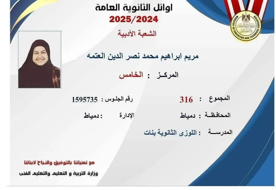أيمن الشهابي يهنئ الطالبة مريم العتمة لحصولها على المركز الخامس ضمن أوائل الثانوية العامة. أيمن الشهابي يهنئ الطالبة مريم العتمة لحصولها على المركز الخامس ضمن أوائل الثانوية العامة.