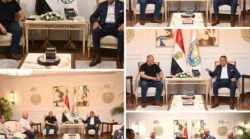 محافظ جنوب سيناء يلتقي رئيس شركة المياه القابضة