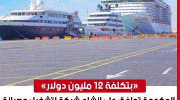 مصر تؤسس شركة لإدارة وصيانة محطات السفن باستثمار قدره 12 مليون دولار