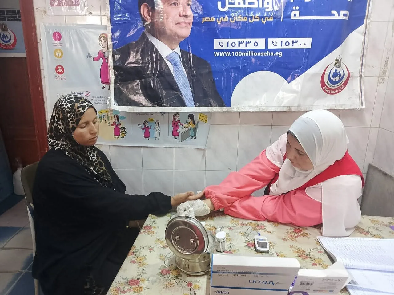 الصحة: حملة “100 يوم صحة” وفرت 12 مليون و821 ألف خدمة طبية مجانية في غضون ثمانية أيام