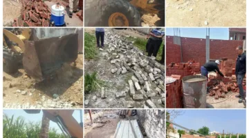 الجهات التنفيذية تواصل جهودها المكثفة لمواجهة أي محاولات للبناء غير القانوني.