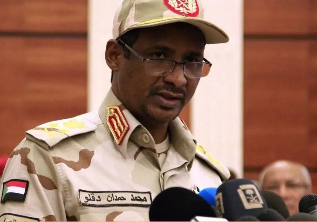 برئاسة حميدتي.. التحالف السوداني التأسيسي يعلن تشكيل حكومة انتقالية للسلام برئاسة حميدتي.. التحالف السوداني التأسيسي يعلن تشكيل حكومة انتقالية للسلام