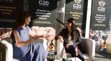 وزيرة التخطيط تلتقي وزيرة التنمية الدولية البريطانية لبحث آفاق التعاون بين البلدين