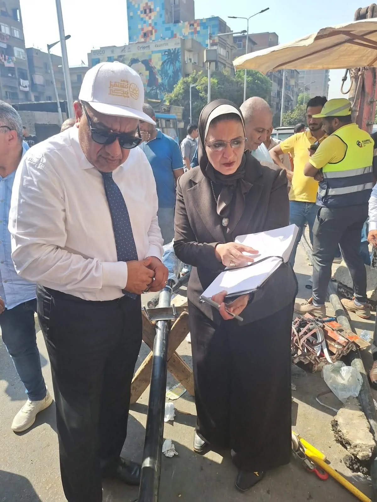 وزير الكهرباء يتفقد إصلاح عطل الكابل الأرضي قرب محطة مترو ساقية مكي في الجيزة وزير الكهرباء يتفقد إصلاح عطل الكابل الأرضي قرب محطة مترو ساقية مكي في الجيزة