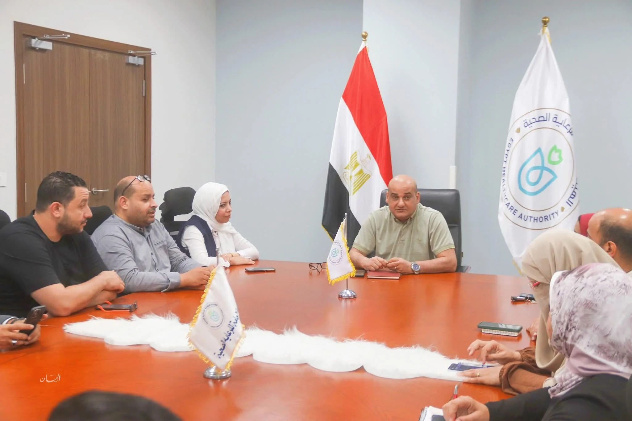 إدارة الصحة في السويس تنظم اجتماعًا توجيهيًا لمديري الإدارات في فرع الهيئة