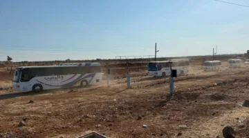 سوريا: وصول حافلات حكومية إلى السويداء لإجلاء الأسر المحتجزة.