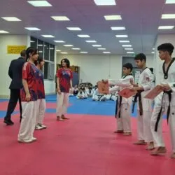 مركز تدريب الاتحاد السعودي للتايكوندو في القصيم يحتفي بالأبطال في هذه الرياضة