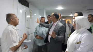 وكيل وزارة الصحة في الشرقية يزور مستشفى القنايات المركزي