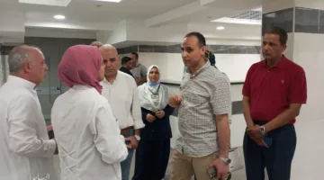 وكيل وزارة الصحة في الشرقية يقوم بزيارة مستشفى طحا المرج