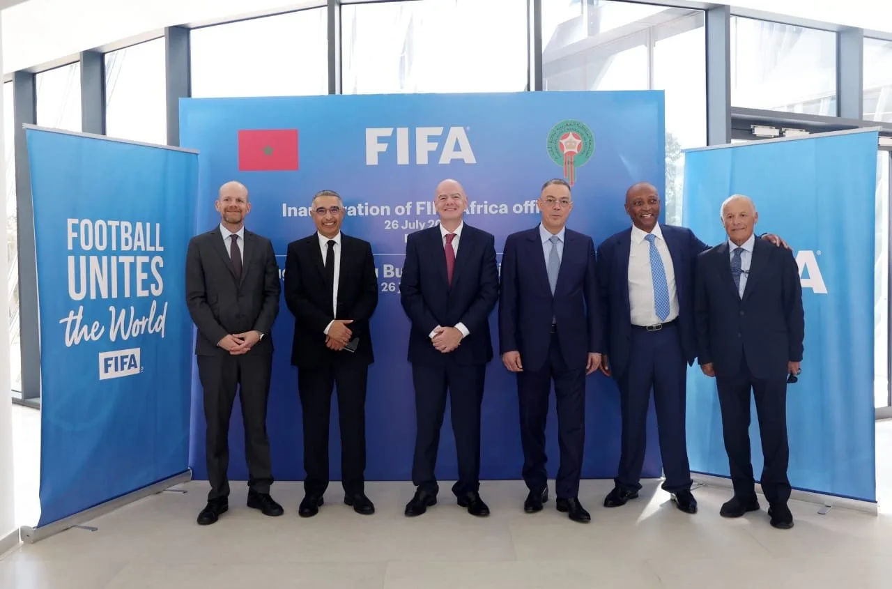 افتتاح مبهر للمكتب الإقليمي للفيفا في إفريقيا بحضور إنفانتينو وموتسيبي