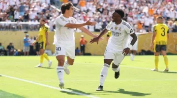 ريال مدريد يواصل التقدم بهدفين من فران وجونزالو ضد دورتموند في الشوط الأول