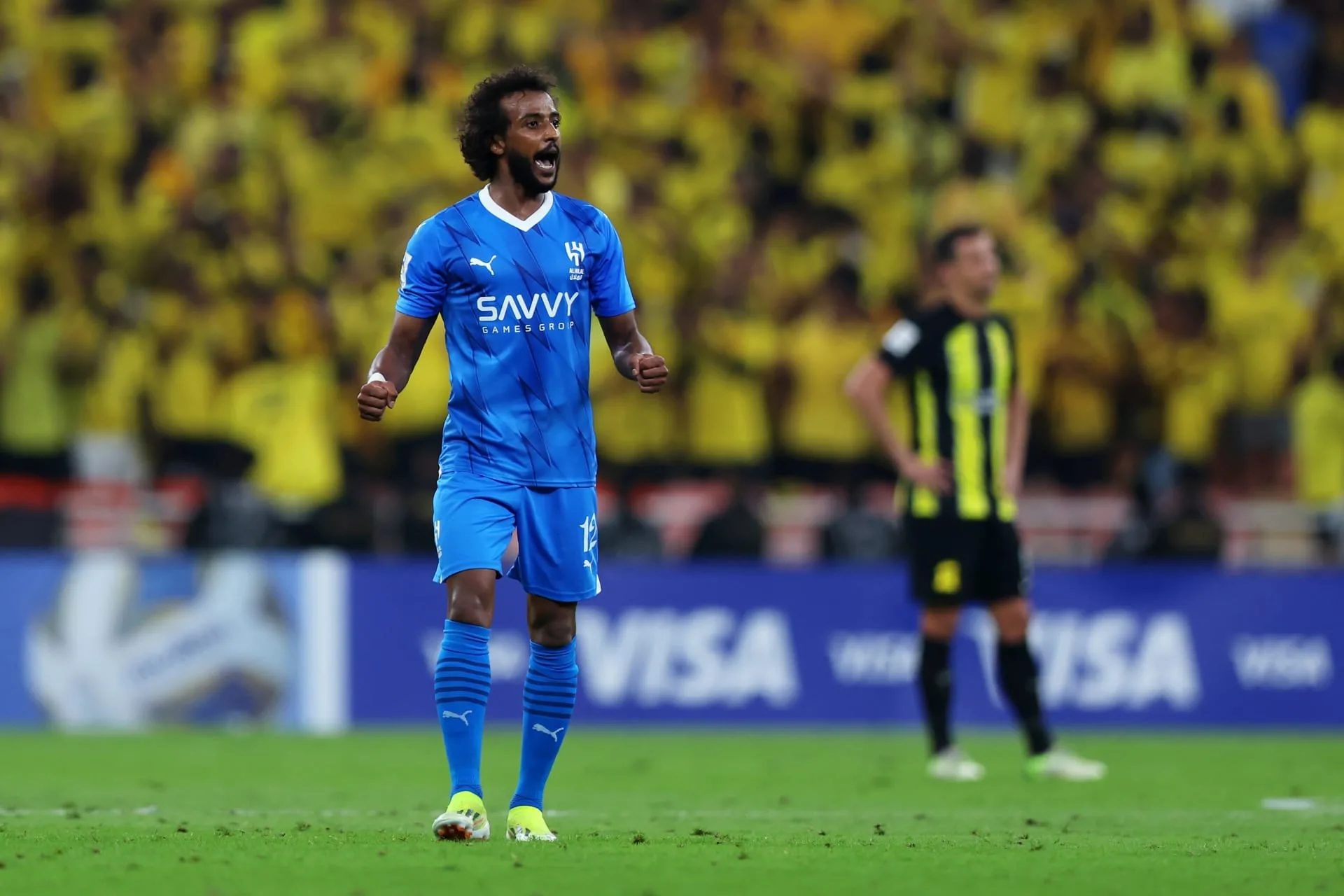 ياسر الشهراني يتوجه بتوديع مشجعي الهلال