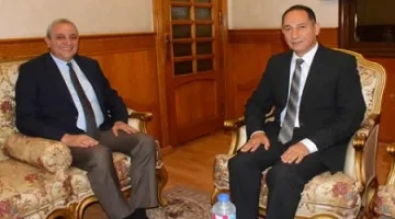 محافظ الغربية يقدم التهاني للواء تامر السمري بمناسبة تعيينه مساعدًا لوزير الداخلية لقطاع وسط الدلتا.