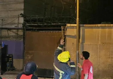 استجابة سريعة من الهلال الأحمر لحريق صغير في سنترال رمسيس استجابة سريعة من الهلال الأحمر لحريق صغير في سنترال رمسيس