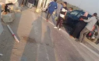مصدر طبي: الضحية العاشرة في حادث الطريق الإقليمي توفيت داخل مستشفى الباجور العام.