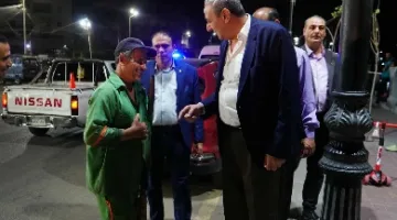 محافظ الغربية يقوم بجولة ليلية مفاجئة في طنطا للوقوف على مستوى النظافة وإزالة المعوقات.