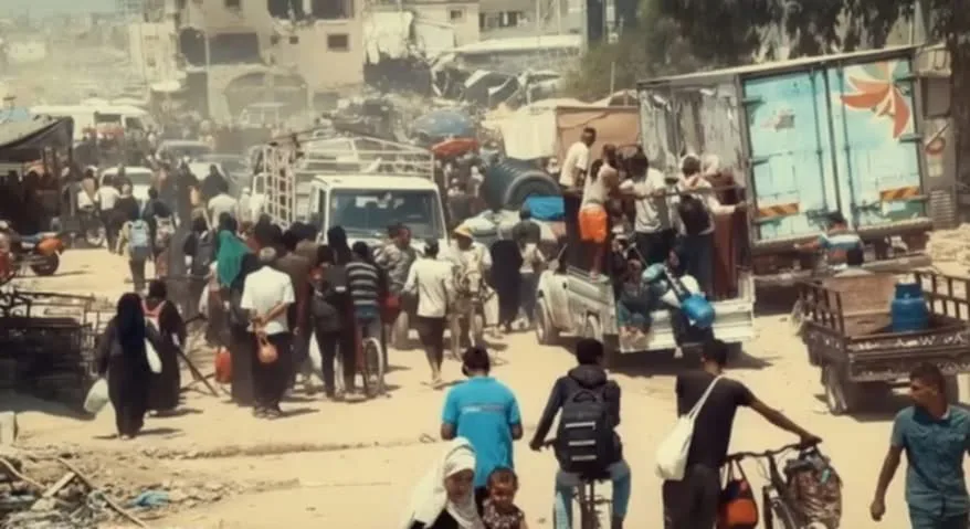 الاحتلال يضطر الفلسطينيين إلى التهجير القسري من مناطق في مدينة خانيونس