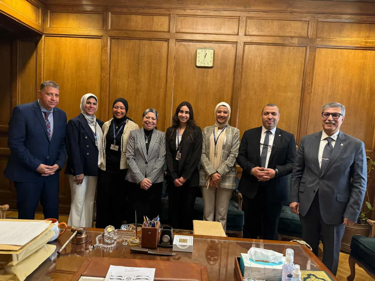 طلاب كلية الحقوق الألمانية يقومون بزيارة تدريبية إلى المحكمة العليا للدستور طلاب كلية الحقوق الألمانية يقومون بزيارة تدريبية إلى المحكمة العليا للدستور