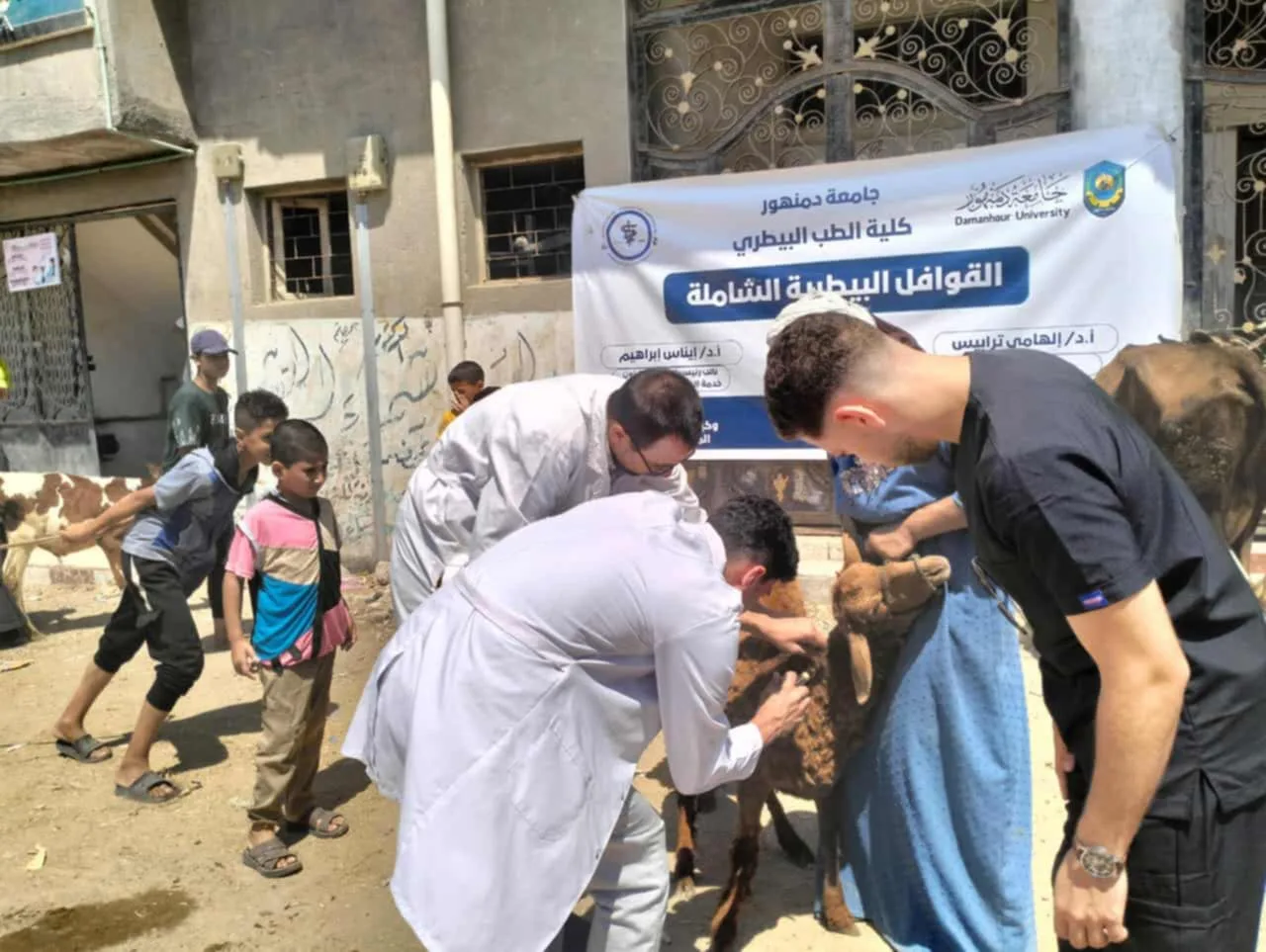 جامعة دمنهور تطلق حملة تنموية متكاملة في قرية القافلة بأبو حمص لتعزيز الصحة والتعليم والزراعة.