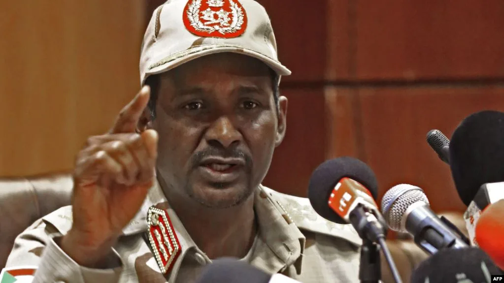 حميدتي يعلن عن إنشاء حكومة بديلة في السودان حميدتي يعلن عن إنشاء حكومة بديلة في السودان