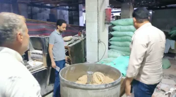 زيادة جهود الرقابة التموينية في مركز دسوق لمتابعة إنتاج المخابز المحلية.