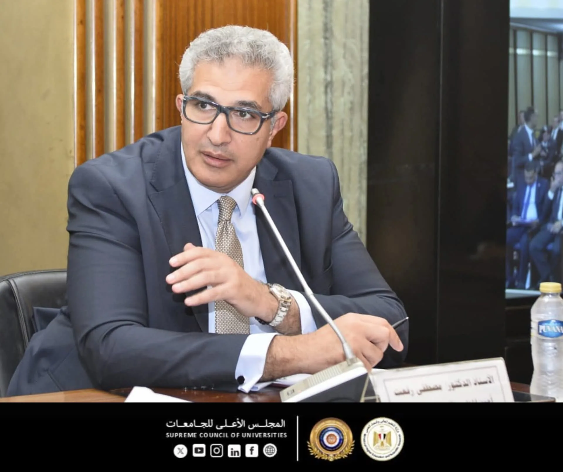 أمين عام المجلس الأعلى للجامعات يشارك في اجتماع لجنة “التعليم والبحث العلمي” في مجلس النواب