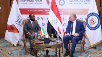 وزير البترول يجتمع مع نظيره في دولة غينيا الاستوائية لبحث التعاون في مجال المناجم والهيدروكربونات