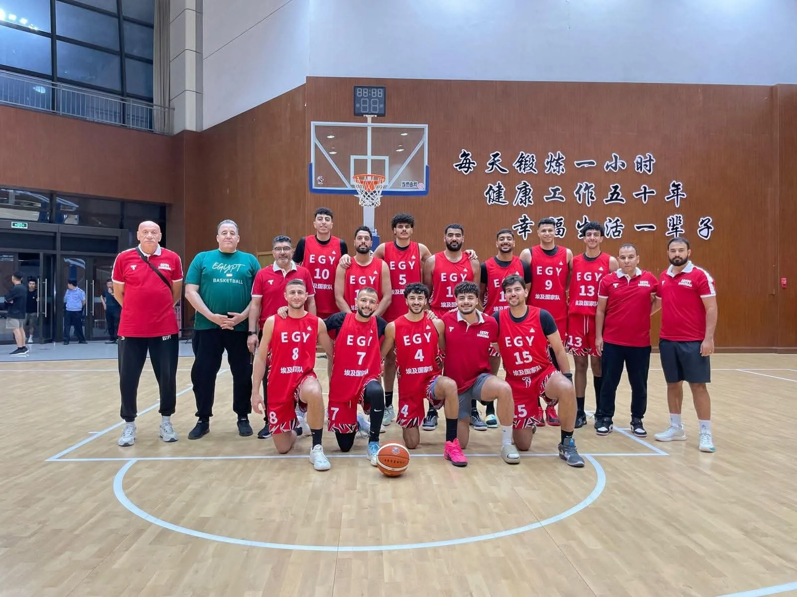 المنتخب الأولمبي المصري يتغلب على كولومبيا في بطولة كرة السلة الدولية بالصين