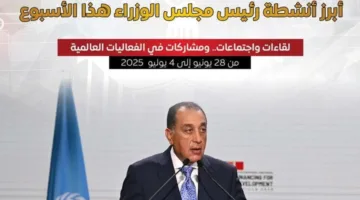 معلومات مصورة: المركز الإعلامي لمجلس الوزراء يقدم أهم أنشطة رئيس الوزراء خلال هذا الأسبوع