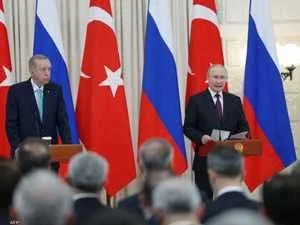 بوتين وأردوغان يعبران عن قلقهما بشأن أعمال العنف في سوريا.