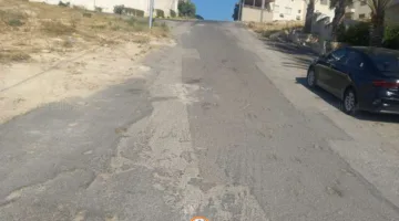 شكاوى المواطنين من سوء حالة الطرق في أبو نصير