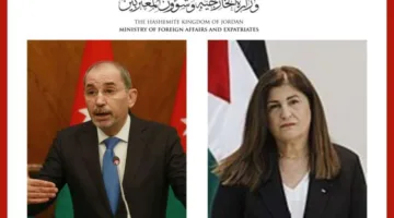 الصفدي يتباحث هاتفياً مع نظيرته الفلسطينية حول إجراءات إنهاء العدوان.